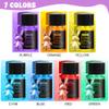 Edible Glitter Paint - Rainbow Food Grade Metallic Glitter Cake Paint for Cake Decorating, Drinks, Cupcakes, Baking - Iridescence Food Decorative Liquid Edible Food Colouring Paint for Fondant, Donuts view 2