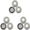 9Pcs Shaver Replacement Shaver Head Blade, Silver Series view 1