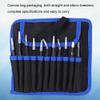 ANKROYU 11PCS Tweezers Canvas Bag Set, Stainless Steel Accuracy Tweezers, Straight Ebow Anti Static Tool for Digital Maintenance view 2