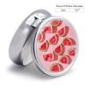 Pill Box Pill Case for Woman Weekly Pill Organizer with 3 Compartments Peach and Watermelon Small Pillbox Pill Container Portable Vitamin Holder Boxes for Travel Medicine Organizer view 2
