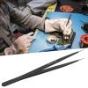 ANKROYU B 201ESD Pointed Tweezers, Stainless Steel Ingrown Hair Tweezers, High Accuracy Anti Static Tweezers for Photovoltaic, Microelectronics view 3