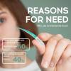 AxiyanX 84PCS Portable Soft Dental Floss Picks,Soft Silica toothpicks,flossers for Adults Teeth Cleaning Tools,interdental Brushes Between Teeth,Disposable Dental Picks (84) view 3
