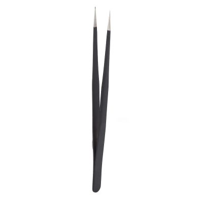 Nail Tweezers, Rustproof Double Headed Press Stickers, Rhinestones. Accurate and Compact, Light and Flexible, with Silicone Press Head, Easy to Press Stickers, for Home Nail