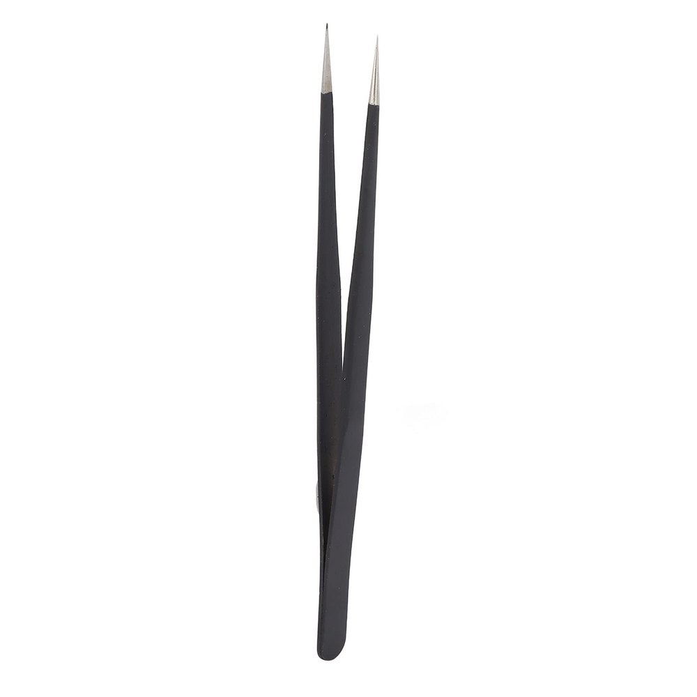 Nail Tweezers, Rustproof Double Headed Press Stickers, Rhinestones. Accurate and Compact, Light and Flexible, with Silicone Press Head, Easy to Press Stickers, for Home Nail