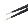 Nail Tweezers, Rustproof Double Headed Press Stickers, Rhinestones. Accurate and Compact, Light and Flexible, with Silicone Press Head, Easy to Press Stickers, for Home Nail view 4