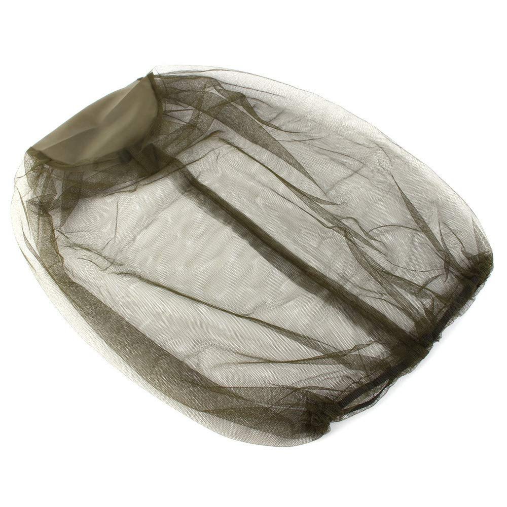 Essential Outdoor Camping & Fishing Mosquito Ct Bug Mesh Head Net Face Protector  Breathable, Lightweight & Portable Anti-Mosquito Face Cover
