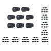 10 set 8 Pieces Rubber Tips Cover Wear-resistant Walking Stick Head Poles Protectors Caps Lightweight Anti-skidding Hiking Pole Replacement view 1