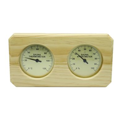 Alliteqwe Sauna Thermometer Fahrenheit Hygrometer Meter 2-in-1 Sauna Thermostat Indoor Traditional Sauna or Outdoor