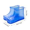 28x12.5x18cm 1pair Foot Soaking Bath Basin Shoes - Massage Foot Bath Shoes, PVC Non-Slip Foot Soak Tub Foot Soaker, Foot Spa Soak Shoes, Massage High-Density Foot Soaking Boots for Bathroom Dormitory view 2
