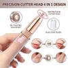 FiTspi 4 in 1 Facial Electric Shaver for Women Full Body Epilator Rechargeable Painless Eyebrow Nose Bikini Hair Trimmer Portable Waterproof Painless with USB Charging view 3