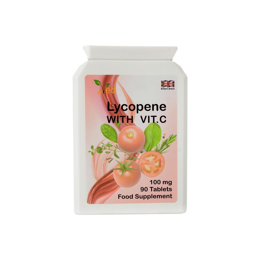 Ved Lycopene Supplement | Boost Immune System | Super Antioxidant | 100mg x 90 Tablets | Pack of 2