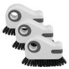 3Pcs Groove Cleaning Tools Window Groove Cleaning Brush Hard Bristle Window Track Cleaning Brush Multifunctional Crevice Cleaning Brush for Window Tracks Window Groove Sliding Door Tracks view 2