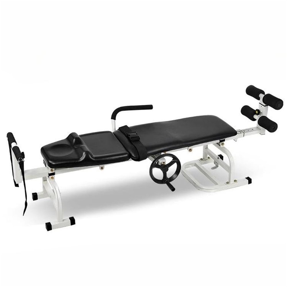 Cervical Spine Stretching Device Traction | Portable Lumbar Stretch Tool for Body Stretching | Folding Massage Bed & Back Stretch Bench