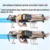 Cervical Spine Stretching Device Traction | Portable Lumbar Stretch Tool for Body Stretching | Folding Massage Bed & Back Stretch Bench view 2