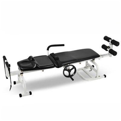 Cervical Spine Stretching Device Traction | Portable Lumbar Stretch Tool for Body Stretching | Folding Massage Bed & Back Stretch Bench