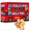 Walkers Pure Butter Scottish Cookie Mini Shortbread Fingers in London Bus Gift Biscuit Tin 250g - Suitable for Vegetarians and Kosher view 1