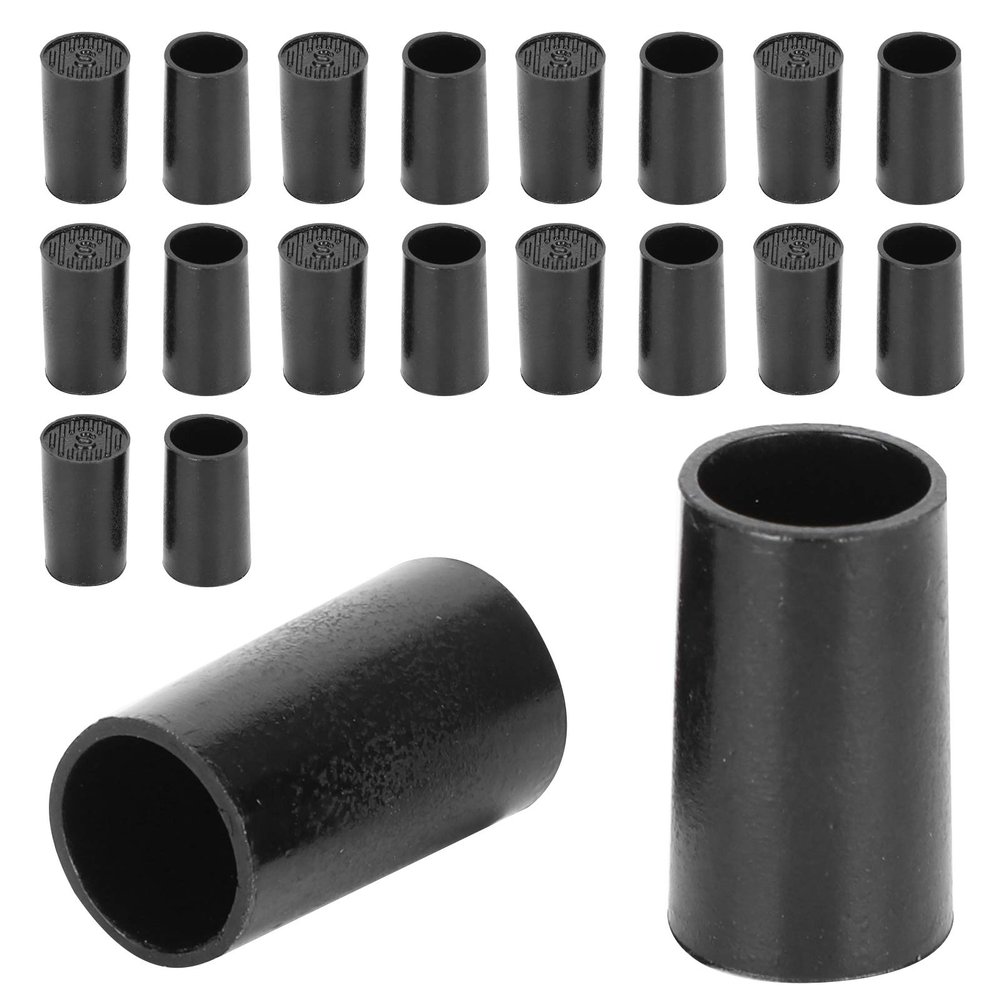 10 Pairs High Heel Repair Caps, Noise Reducing, Black CPU Polyurethane Pairs High Heel Protectors, Stiletto Heel Repair Caps Covers for Wedding Outdoor Events, Three Size (Inner