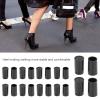 10 Pairs High Heel Repair Caps, Noise Reducing, Black CPU Polyurethane Pairs High Heel Protectors, Stiletto Heel Repair Caps Covers for Wedding Outdoor Events, Three Size (Inner view 4
