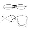 Aolso Foldable Reading Glasses, 2PCS Blue Light Blocking Glasses, Anti Eyestrain/Glare, Metal Frame Compact Small Portable Glasses with Hard Case, Spring Hinge Readers for Women Men(Black, 1.5) view 3
