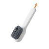 CBPNEISEK Multi-Function Liquid Shoe Brush, Household Press Liquid Washing Shoe Brush, Shoe Brush, Tool Press Soft Sweater Cleaning Brush/6(White) view 1