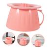 GARVALON Convenient Toilet Urinal Chamber Pot Portable Urine Pot for Bedroom Camping Toilet Tent Travel Handle view 4