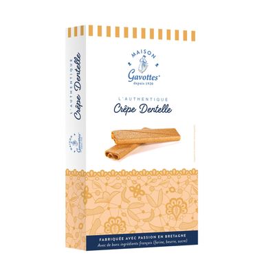 Maison Gavottes - Small Filled Crepes Dentelles 100 g, Quantity: 14 Pieces