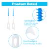 200 Pcs Interdental Brushes for Tepe, Floss Sticks Dental, Tooth Picks Floss Sticks, Dental Floss Stick Portable Tooth Clean Tooth Gap Brush Silicone Floss for Braces Oral Cleaning view 3