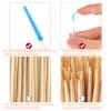 200 Pcs Interdental Brushes for Tepe, Floss Sticks Dental, Tooth Picks Floss Sticks, Dental Floss Stick Portable Tooth Clean Tooth Gap Brush Silicone Floss for Braces Oral Cleaning view 4