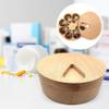 Pill Box Round 7 Day Wooden Pill Organiser Weekly Pill Dispenser Tablets Box with Lid Kitchen Spices Container, Pill case view 4