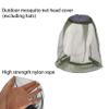 3 Pack Bug Head Net Mesh - Bug Face Netting for Hats - Insect Net Mask Cover from Gnats, No-See-Ums & Midges with Extra Fine Fly Screen Holes - Outdoor Protection for Men & Women view 2