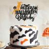 Ercadio 1PCS Happy Halloween Birthday Cupcake Toppers Glitter Halloween Witch Bat Pumpkin Spider Cupcake for Baby Shower Birthday Halloween Themed Party Cake Decorations Supplies view 4