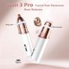 Facial Hair Remover for Women (Gen 3 Pro),Luxury Ladies Beard Remover with Smartlight, guRelax Face Mini Hair Remover, for Face, Eyebrows, Fluff with 2 Replacement Heads view 3