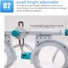 Optometric Universal Optical Trial Frame PD 48-80mm,Adjustable Optical Trial Lens Frame,Titanium Optical Test Eyepiece,Eye Test Glasses Optometry Lens Frame for Test Optician view 4