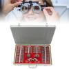 266 PCS Optical Trial Lens Set Optometry Kit, Metal Rim Case Kit Set Trial Frame Optometry Optician Test, Aluminum Case Optometry Optical Instrument with Optometry Test Trial Frame view 1