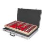 266 PCS Optical Trial Lens Set Metal Rim Optometry Kit, Precise Optical Lens Optometry Kit Metal Rim Optometry Test Trial Frame with Aluminium Case view 3