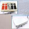 104 Pcs Trial Lens Set With Measuring Glasses Testing Frame, Optical Lens Optometry Rim Case Evidence Box Aluminum Rim Kit view 2