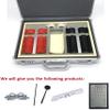 104 Pcs Trial Lens Set With Measuring Glasses Testing Frame, Optical Lens Optometry Rim Case Evidence Box Aluminum Rim Kit view 3