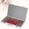 Trial Lens Set Optical Kit, 266 PCS Optical Trial Lens Set Optometry Kit Metal Rim Aluminum Case Trial Frame Suitable for Vision Screening, Physical Examination view 1