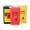 BAMTTOO 3pcs Needle Disposal Boxes Containers Tattoo Disposal Collector Sharps Containers Waste Boxes for Tattoo Supplies and Equipment (Mixed Color) view 1