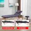 Hoixin Portable Massage Table Adjustable Height Foldable Beauty Couch Therapy Couch Tattoo Table Therapy Table with Storage Bag for Salon, Tattoo, Therapy, Lash and Physiotherapy(Blue) view 4
