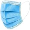 Lettuce Eat Disposable Blue Face Masks Protective 3 Ply Breathable Triple Layer Mouth Cover with Elastic Earloops (Pack of 2000) view 4