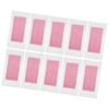 Healeved 10pcs Double-sided Unwoven Fabric Hair Removal Wax Strips Pink for Bikini Legs Body Sensitive Skin view 1