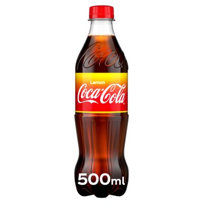 Coca-Cola Lemon, 12 x 500ml Bottles, New Lemon Coke Flavour