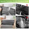 10L Small Bin Bags, 120 Counts Bin Liners Small Pedal Bin Bags Mini Pedal Bin Bags Pedal Bin Liners Mini Garbage Bags for Car, Office, Bathroom, Bedroom (Black, 10L) view 4