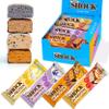 FitnesSHOCK High Protein Bar Mix Box, 12g Protein, Low Carb, No Added Sugar, 5g collagen, Fiber-Rich, Low Calorie 140 Kcal, 12x40g view 1