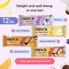 FitnesSHOCK High Protein Bar Mix Box, 12g Protein, Low Carb, No Added Sugar, 5g collagen, Fiber-Rich, Low Calorie 140 Kcal, 12x40g view 4
