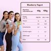 FitnesSHOCK High Protein Bars, 12g Protein, Low Carb, No Added Sugar, Low Calorie 138kcal 5g collagen, Fiber-Rich, Blueberry Yogurt Flavor 12x40g view 2