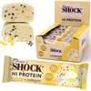 FitnesSHOCK High Protein Bars, 12g Protein, Low Carb, No Added Sugar, Low Calorie 138 Kcal, 5g collagen, Fiber-Rich, Lemon Chia Panacotta Flavor 12x40g view 1