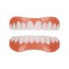 Care Spring False Teeth Veneers Removable 2 Pairs Cosmetic Veneers Dentures Upper And Lower, Fake Teeth Replacement Dentures Instant Teeth Straightening Kit for Men Women Cover The Imperfect Teeth view 1