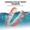 Care Spring False Teeth Veneers Removable 2 Pairs Cosmetic Veneers Dentures Upper And Lower, Fake Teeth Replacement Dentures Instant Teeth Straightening Kit for Men Women Cover The Imperfect Teeth view 4